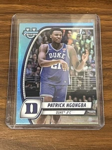 Bowman Chrome U Patrick Ngongba #58 Sky Blue Refractor Duke 2024-25 - Imagen 1 de 2
