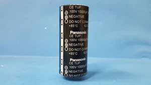 ALUMINUM CAPACITOR, ECET2AP103EA, PANASONIC, 10000 UF/MF, 100VDC, 20% - Picture 1 of 3