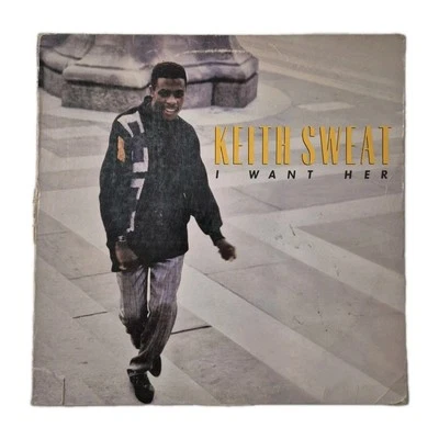 KEITH SWEAT - 'I Want Her' 12" Vinyl Single Record 1987 PROMO U.S. PRESSING - Image 1 of 4