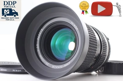 w/ Hood HN-22 [MINT] Nikon Ai-s Ais Zoom 35-70mm f/3.5 Macro Lens From JAPAN - Image 1 of 4