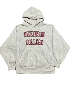 Vintage 80s Dickinson College Champion Reverse Weave USA Hoodie Sweatshirt - Bild 1 von 5