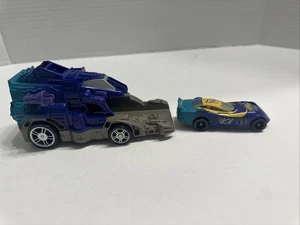 VTG NASCAR Racers Spitfire Megan Fassler Car 101 W/Mobile Pit Launcher 1999 - Picture 1 of 8