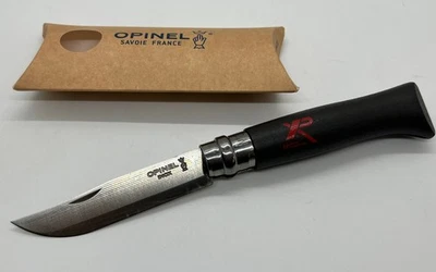 Opinel Nº Navaja de Bolsillo Plegable 08 XP Detectores de Metales Mango Negro Hoja de 3.51" Foto 1 de 3