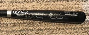 YOGI BERRA DALE BERRA SIGNED RAWLINGS BAT INSCRIBED BASEBALL A FAMILY AFFAIR JSA - Picture 1 of 7