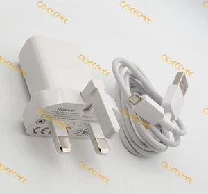Genuine Huawei 5W Charger Plug OR Micro USB Cable For Huawei Y5 Prime (2018) - Picture 1 of 4