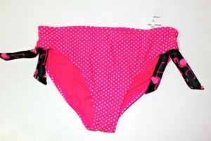 Costume da bagno bambina angelo spiaggia fenicottero nuoto rosa pois fondo tg 12 NUOVO - Foto 1 di 3