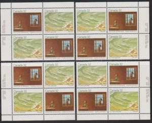 1983 Canada SC# 979a - Canadian Writers - Set of 4 Plate Blocks M-NH Lot# 1636 - Picture 1 of 1