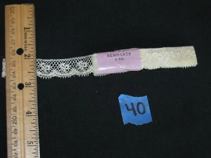 Antique Early 1900's G&P Lace Remnants 2-3yd Wedding Ornate Trim Dolls Ivory NEW - Picture 1 of 1