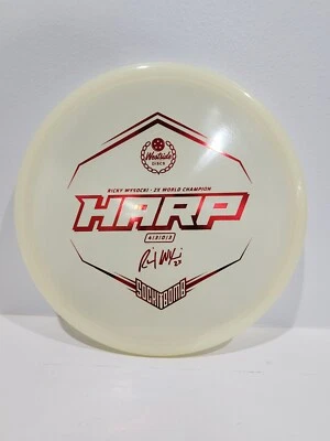 WESTSIDE DISCS MOONSHINE GLOW HARP WYSOCKI 2X DISC GOLF 176G WHT/GRN LSDISCS - Image 1 of 3