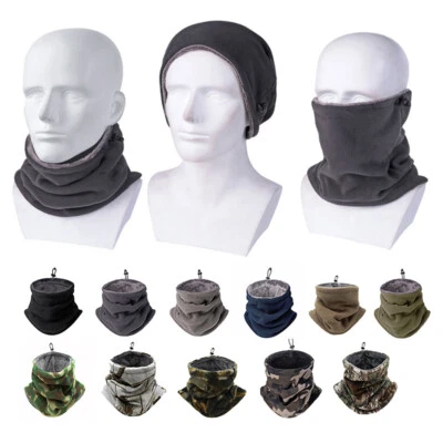 Tactical Polyester Thermal Multifunctional Mask Neck Gaiter Hat 3-in-1 Function - Image 1 of 4