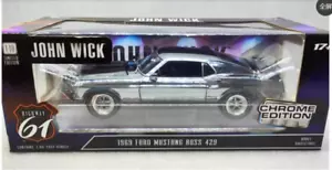 Highway 61 1:18 John Wick 1969 FORD MUSTHNG BOSS 429 - Picture 1 of 8
