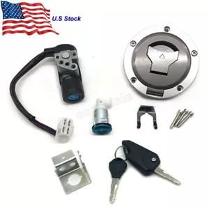 Ignition Switch Fuel Gas Cap Seat Lock Set Fit Honda GROM125 Rebel 300 2017-2019 - Picture 1 of 8