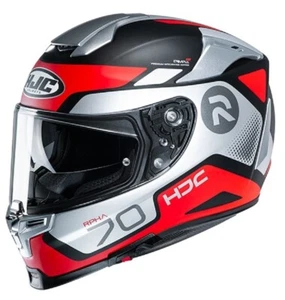 Casco integrale Hjc Rpha 70 Shuky black silver red Mc1sf helmet casque S - Picture 1 of 1