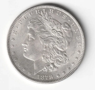 1878 S Morgan Silver Dollar Coin #341 - MS62 UNCIRCULATED - CERTIFIED - Image 1 of 4