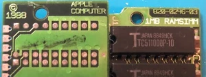 Apple RAM 820-0246-03 1MB SIMM Cards (Lot of 2) - Picture 1 of 2