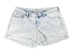 Old Navy Jeansshorts Damen 6 Regular The Boyfriend Fit Bündchen dehnbar gebleicht - Bild 1 von 5
