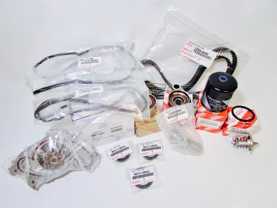 NUEVO LEXUS RX400h TOYOTA HIGHLANDER KIT COMPLETO DE CORREA DE DISTRIBUCIÓN FABRICANTE DE EQUIPOS ORIGINALES 3MZFE CON VCG Foto 1 de 1