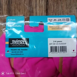 2x Swimpy child's 2-4years sun hats uv50+ brand new - Picture 1 of 4