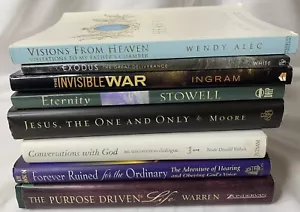 Lot Of 8 Christian Religious Spiritual Books 4 Paperback 4 Hardback - Foto 1 di 4