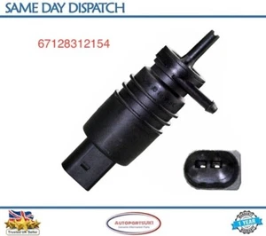 WINDSCREEN WASHER PUMP FOR BMW 1 3 5 7 SERIES X1 X4 X3 X5 Z3 Z4 Z8 67128362154 - Picture 1 of 2