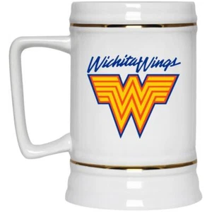 Wichita Wings Beer Stein 22 oz. Ceramic | MISL Soccer Team - Picture 1 of 8