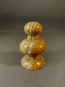 Schachbauer braun, weiß & grau 2" Onyx, Marmor Ersatz Schachfigur Bauer - Bild 1 von 2