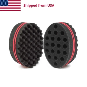Barber Hair Brush Sponge Dreads Locking Twist Afro Curl Coil Wave Hair Tool - Picture 1 of 10
