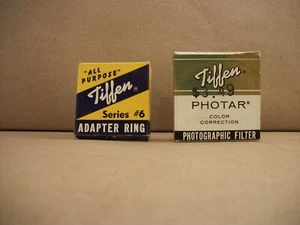 Anillo adaptador Tiffen serie 6 46M-6 y filtro de corrección de color fotográfico Tiffen #1A - Imagen 1 de 5