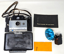 VTG Polaroid Film Land Camera Automatic 100 with Accessories Flash Manual TC23