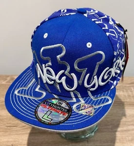 City Hunter Flat Peak Caps, New York Retro Vintage 90er Urban Hip Hüte - Bild 1 von 5