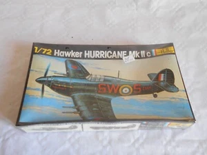 Vintage Model kit Heller 269 Hawker Hurricane MK 2 C 1/72nd scale old stock seal - Picture 1 of 2