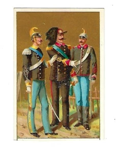 Tarjeta comercial stock c1890 ejército italiano, B.T. Jabón Babbitt's Best - Imagen 1 de 2