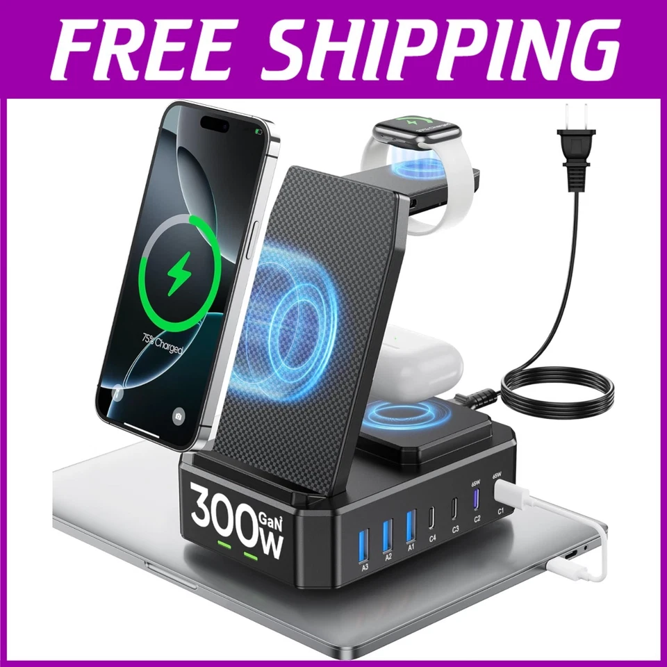 Estación de carga rápida GaN III Technology 65W para Apple Foto 1 de 4