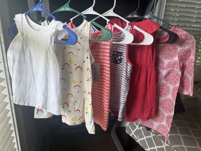 Lote de camisas para niñas, talla 6 manga corta para verano Foto 1 de 4