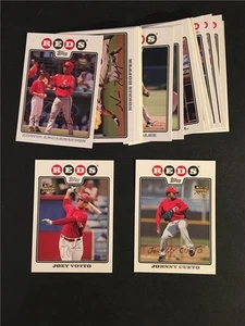 2008 Topps Cincinnati Reds Team Set Series 1 2 Update 31 Cards Johnny Cueto RC - Picture 1 of 1