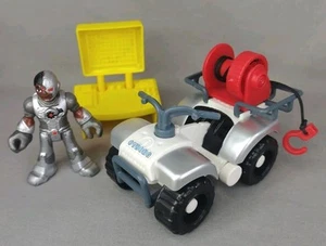 Imaginext Dc super friends CYBORG COMPUTER & WINCH ATV VEHICLE Action Figure - Picture 1 of 2