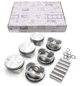 6x Pistons & Rings Set 10.7:1 For BMW E90 E60 E83  328i 528i 630i N52B30 3.0L - Picture 1 of 4