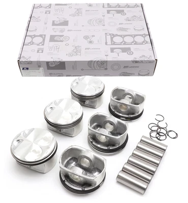 6x Pistons & Rings Set 10.7:1 For BMW E90 E60 E83  328i 528i 630i N52B30 3.0L - Image 1 of 4