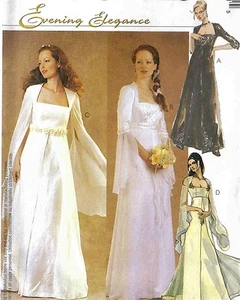 Evening Elegance Wedding Dress Gown Pattern Size Choice 6-22 McCall's 3010 OOP - Picture 1 of 2