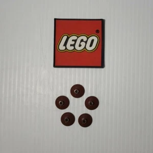 LEGO 2 x 2 Dish Inverted (Radar) REDDISH BROWN (x5) 4740 NEW REPLACEMENT PARTS - Picture 1 of 3