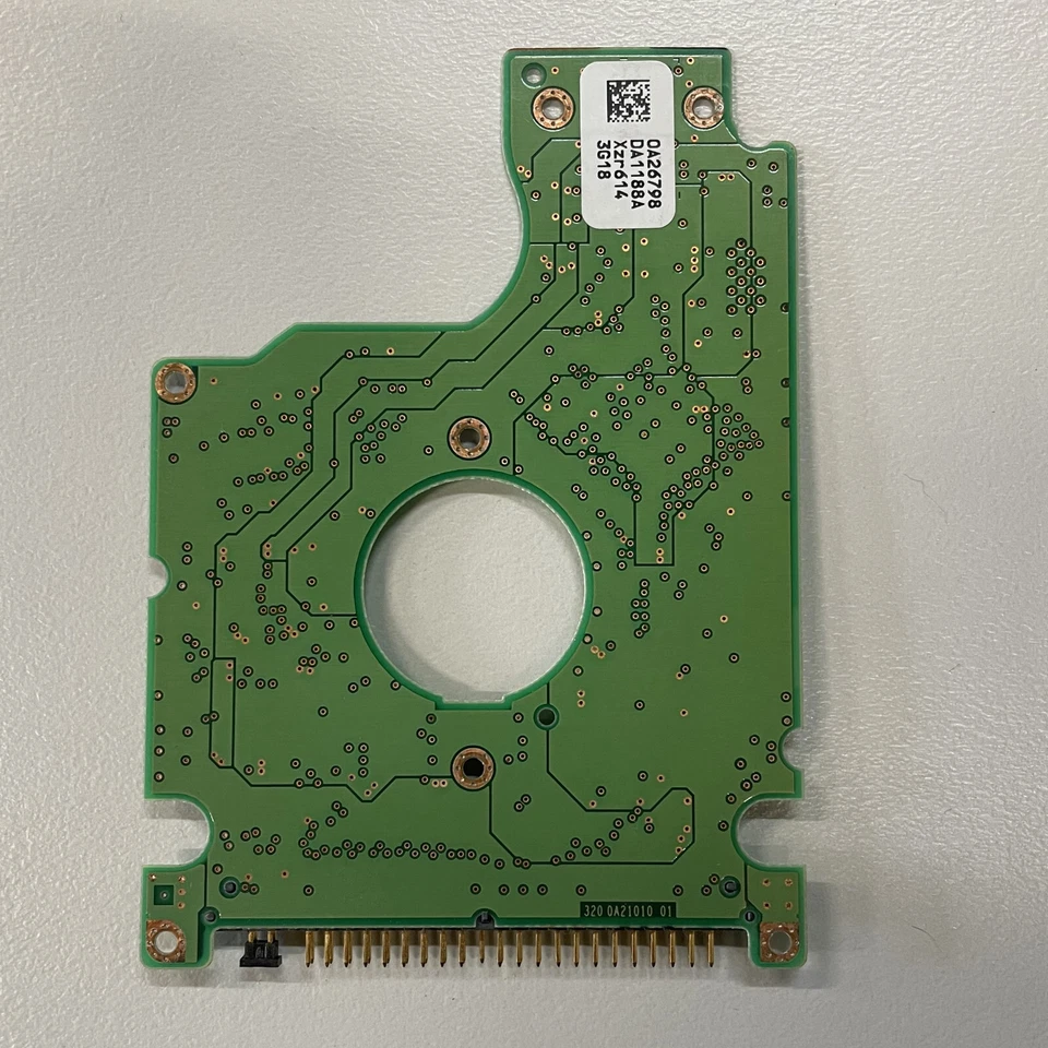 Hitachi 0A25393 2.5" ATA-100 HDD PCB Board 320 0A21010 01 FWA60A HTS541060G9AT00 - Image 1 of 4