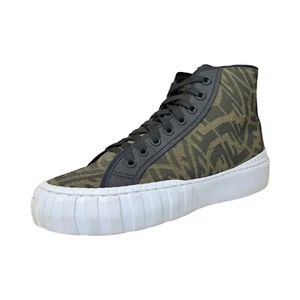 FENDI “FF” VERTIGO MOTIF HIGH-TOP SNEAKER MENS SIZE UK 9 (US 10) - Imagen 1 de 5