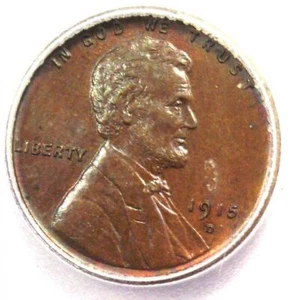 1915-D Lincoln Wheat Cent Penny 1C Coin - ICG MS65 (Gem BU UNC) - $312 Value! - Picture 1 of 4