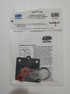 ZURN WILKINS RK14-975XLR Backflow Preventer REPAIR KIT 1/4" - 1/2" 975XL  6CUN6 - Image 1 of 4