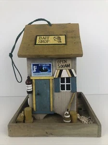 Bird Feeder for hanging Bait shop Themed 9.5 inch by 8 inch - Picture 1 of 9