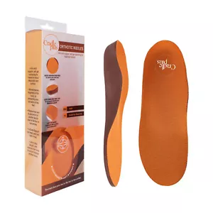 Bogenstützschuh Plantar Fascilitis Einsätze 24 cm Gel Orthese flache Fußeinlagen - Bild 1 von 5