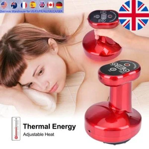 Electric Scraping Cupping Cans Guasha Suction Massager Negative Pressure Meridia - Picture 1 of 18