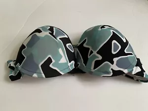 Radio Fiji Womens Destiny Printed Push Up Swim Bra Top Large - Picture 1 of 3