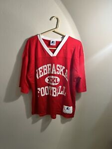 Vintage 90s Nebraska Cornhuskers Starter Football Jersey Size L
