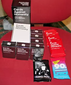 LOT OF 550 CARDS AGAINST HUMANITY BASE PACK + 1-6 EXPANSION + HOLIDAY MOSTLY NEW - Picture 1 of 6